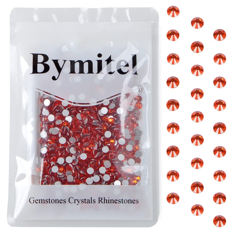 Bymitel 1440PCS Art Nail Rhinestones non Hotfix Glue Fix Round Crystals Glass Flatback for DIY Jewelry Making with one Picking Pen (ss20 1440pcs  Hyacinth) - Image 4